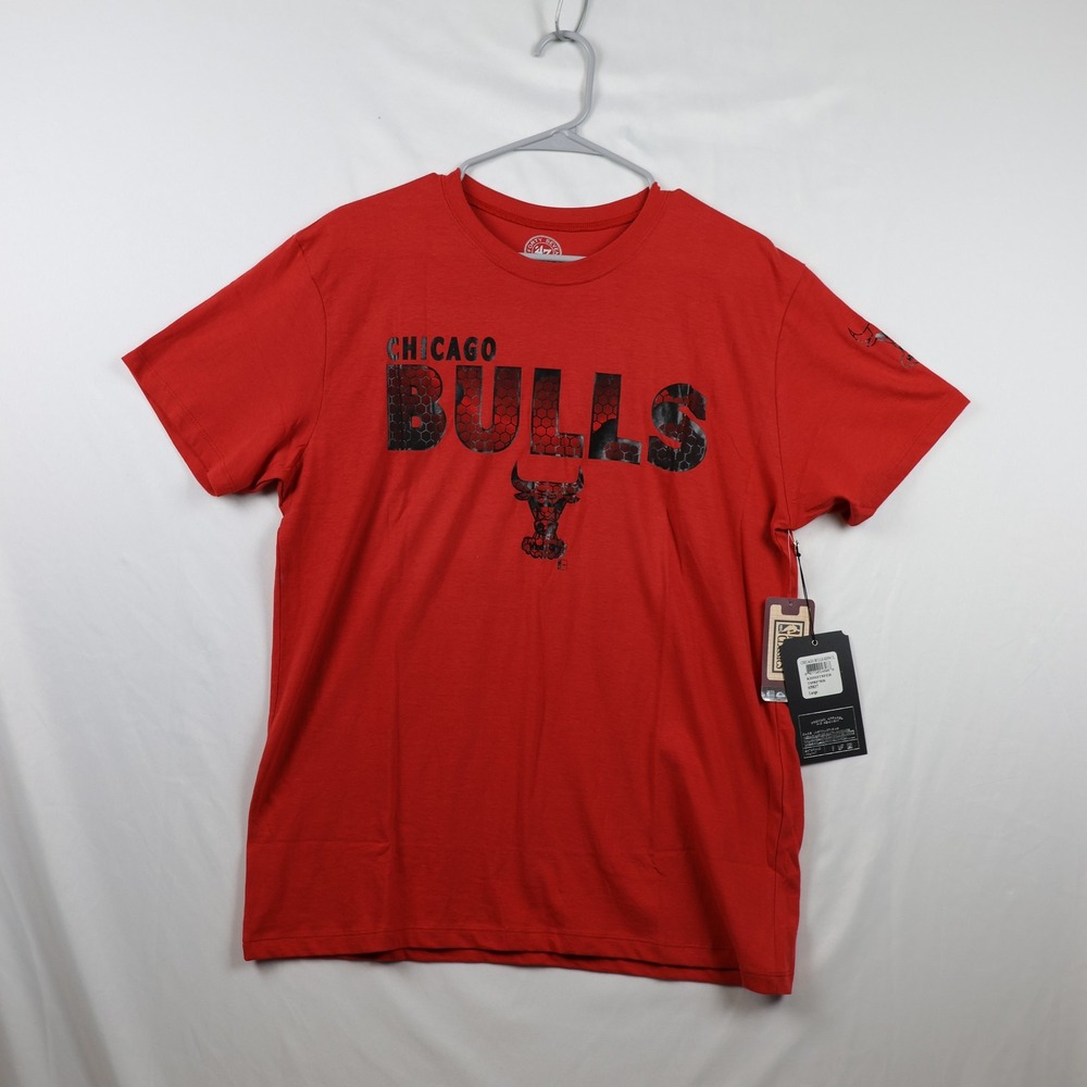 Chicago Bulls Shirt Mens Large NBA Basketball Windy City Graphic Tee 47 Brand